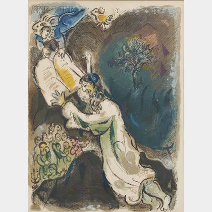 Marc Chagall (Russian/French, 1887-1985) Two Images from THE STORY OF EXODUS