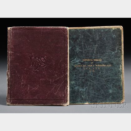 Beresford, Sir John Poo, (1766-1844) Two Manuscript Notebooks, c. 1895.