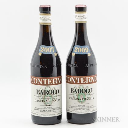 Giacomo Conterno Barolo Cascina Francia, 2 bottles 