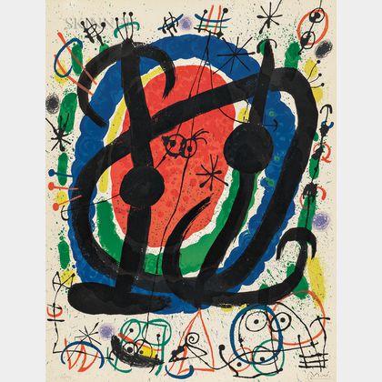 Joan Miró (Spanish, 1893-1983) Exposition XXIIe, Salon de Mai