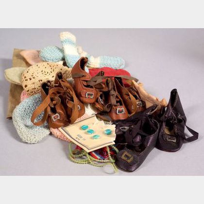 Doll Shoes, Socks, and Miscellaneous Supply Items