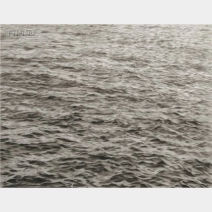 Vija Celmins (Latvian/American, b. 1939) Ocean with Cross #1