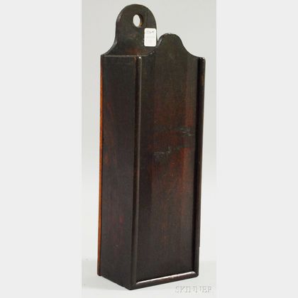 Oak Slide-lid Hanging Candle Box