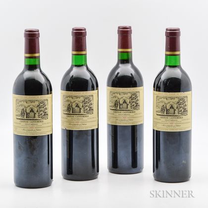 Chateau Cantemerle 1989, 4 bottles 
