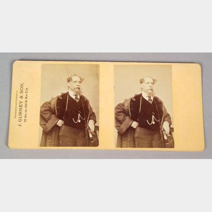 Stereoscopic Portrait of Charles Dickens