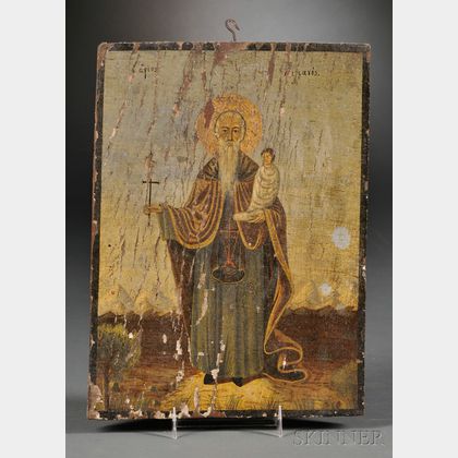 Greek Icon of Agios Stylianos