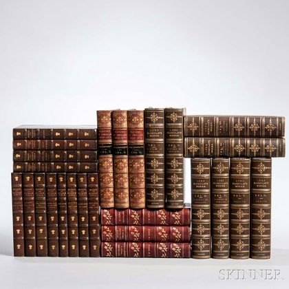 Decorative Bindings, Sets, Literature, Twenty-six Volumes.