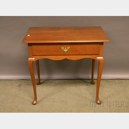 Queen Anne-style Cherry Dressing Table. 