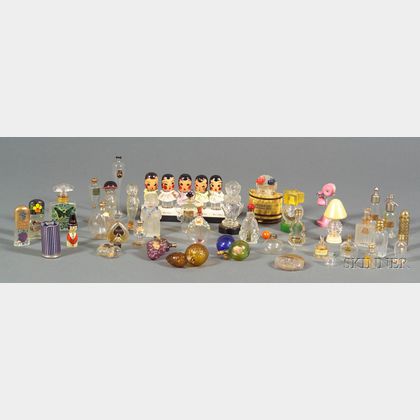 Group of Figural and Bottle-form Perfumes
