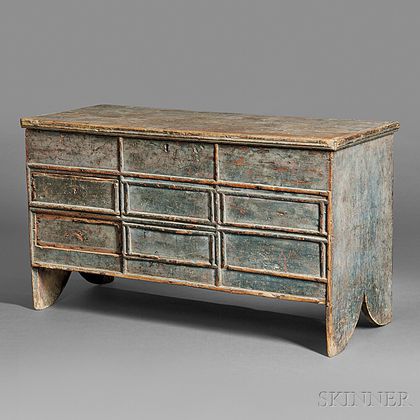 Painted Six-board Chest
