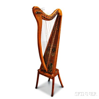 Clark Bird's-eye Maple Irish Harp