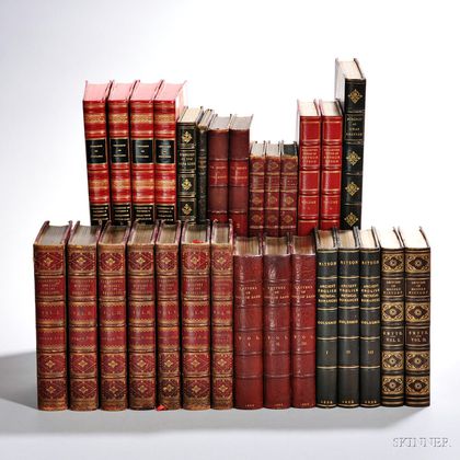 Decorative Bindings, English Literature, Sets, Twenty-nine Volumes.