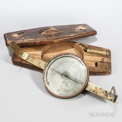 Early Surveyor's Compass Attributed to Dod