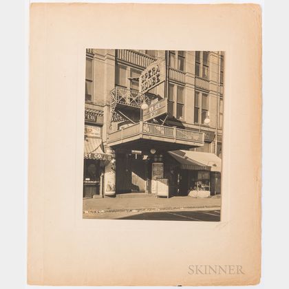 Weber, Paul Julius, Collection of Forty Platinum Prints of Massachusetts Theater Marquees and Interiors
