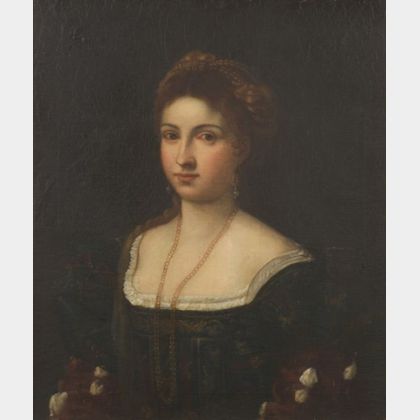 After Tiziano Vecellio , called Titian (Italian, c. 1489-1576) La Bella