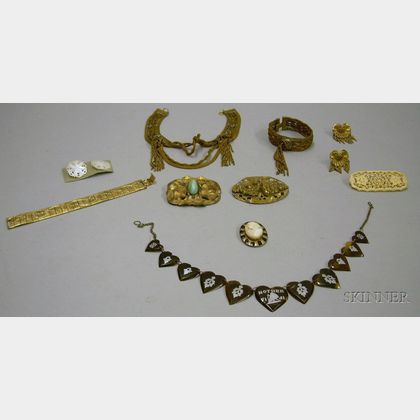 Group of Early 20th Century and Later Costume Jewelry