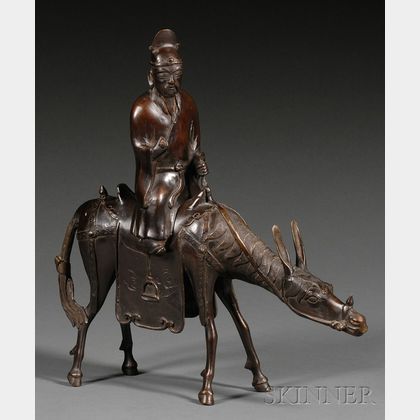 Bronze Equestrian Figure