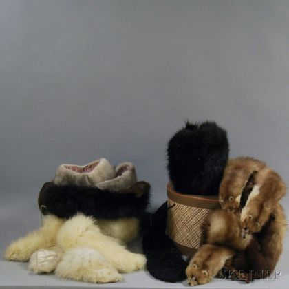 Large Group of Fur Lady's Fashion Accessories