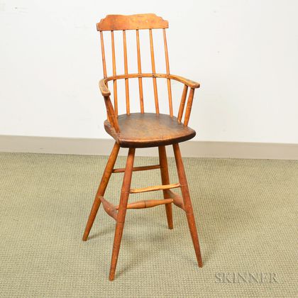Bamboo-turned Windsor High Chair