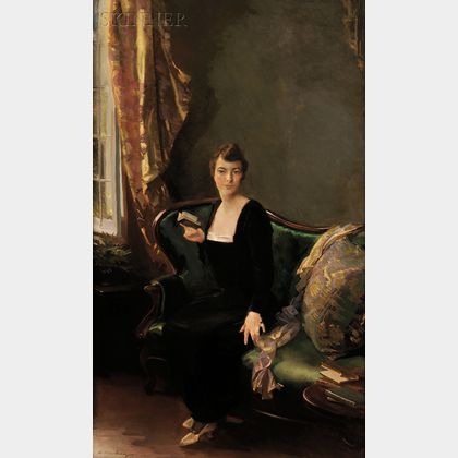 Cecilia Beaux (American, 1855-1942) A Lady in Black