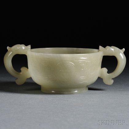 Jade Cup with Stand