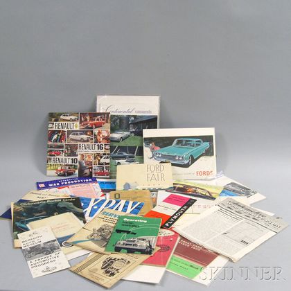 Small Collection of Automobilia and Booklets