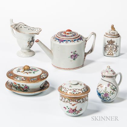 Group of Export Porcelain Tea Ware