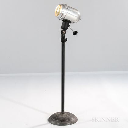 M. Brandt & Sons Adjustable Height Industrial Floor Lamp