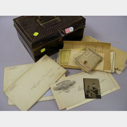 Group of 18th and 19th Century Worcester County Documents, Deeds, and Ephemera
