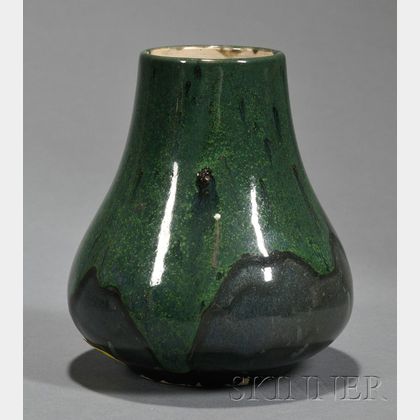 Dedham Pottery Volcanic Glaze Vase