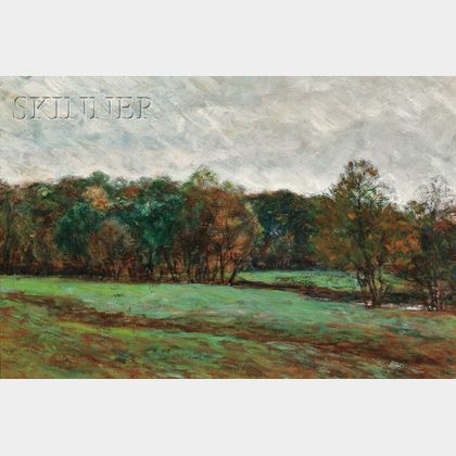 Clifford Warren Ashley (American, 1881-1947) A Fall Meadow