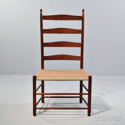Shaker Slat-back Maple Side Chair