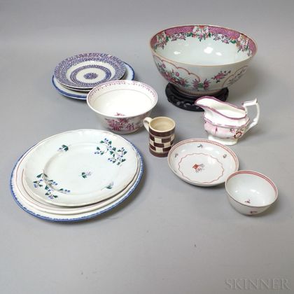 Group of Ceramic Tableware Items