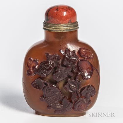 Brown Resin Snuff Bottle