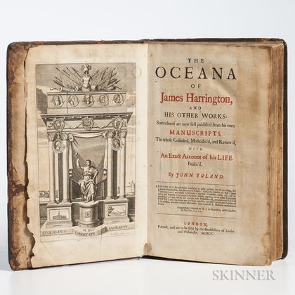 Harrington, James (1611-1677) The Oceana of James Harrington, and his Other Works.