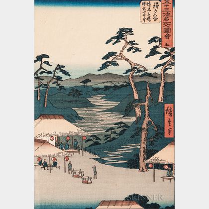 Three Utagawa School Woodblock Prints