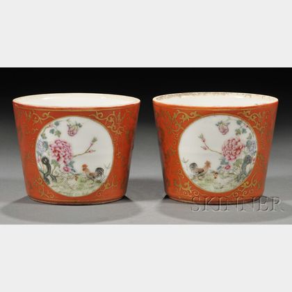 Pair of Porcelain Cups