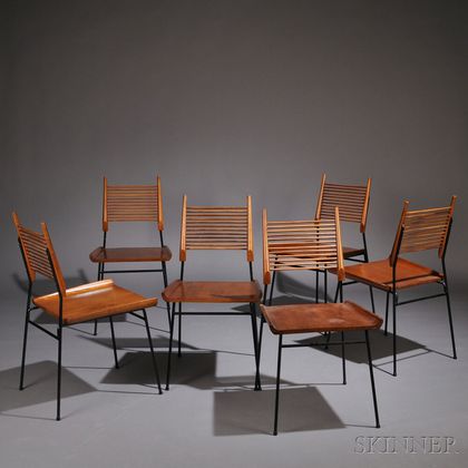 Six Paul McCobb for Planner Group Dining Chairs 