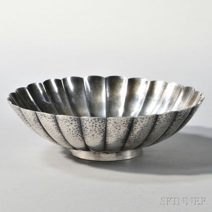 Art Deco Japanese Silver Bowl 