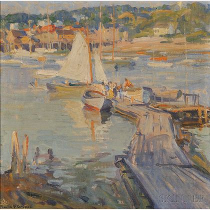 Emile A. Gruppé (American, 1896-1978) Boat Landing