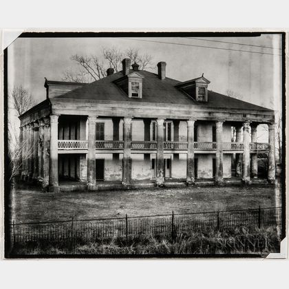 Walker Evans (American, 1903-1975) Uncle Sam Plantation House, St. James Parish, Louisiana 