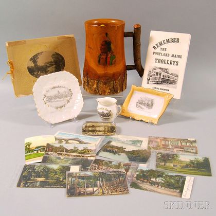 Collection of Portland, Maine, Memorabilia, Including Riverton Park Items