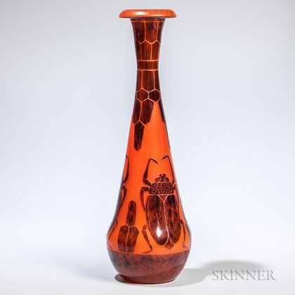 Cameo Glass Vase 
