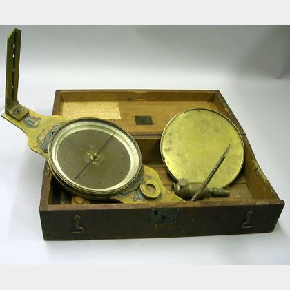 Brass Vernier Surveyor's Compass by William Young