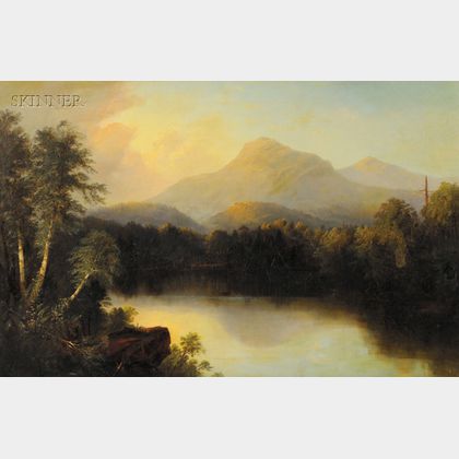 Alfred Thompson Bricher (American, 1837-1908) Mountain Landscape