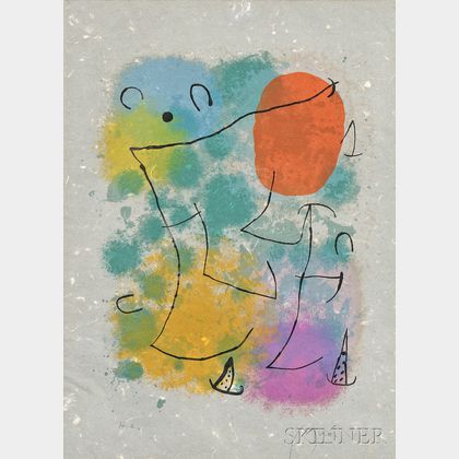 Joan Miró (Spanish, 1893-1983) Hommage à Rimbaud