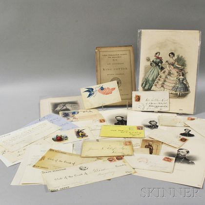 Small Collection of Civil War and Military Ephemera