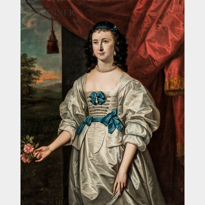 Thomas Hudson (British, 1701-1779) Portrait of Mrs. Richard Ray (née Elizabeth Lock, 1750-1815)