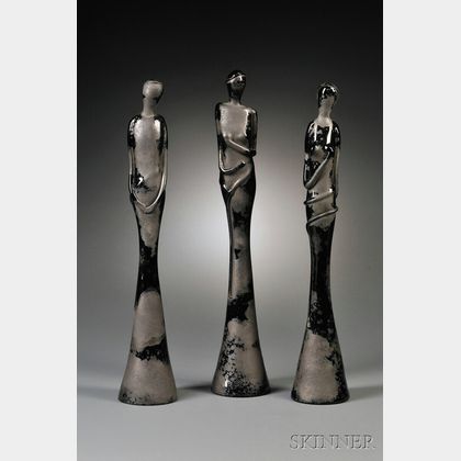 Three Figural Glass Sculptures Attributed to Ercole Barovier