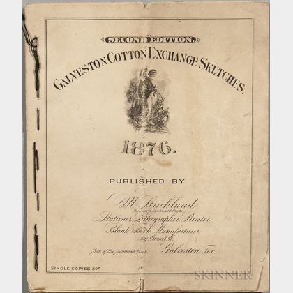 Galveston Cotton Exchange Sketches, 1876.